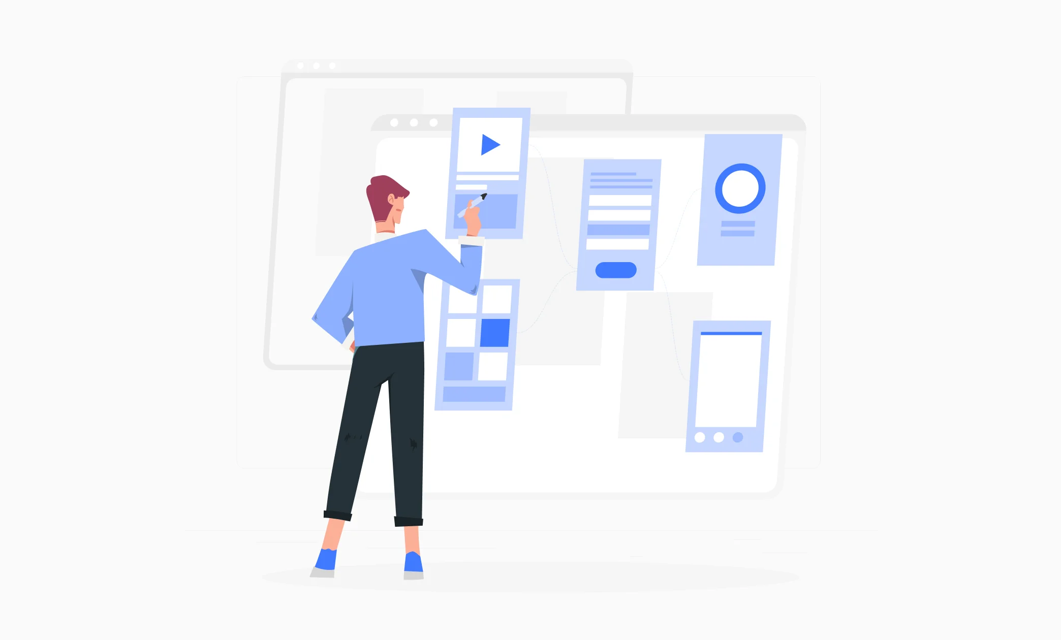 Custom business software and ERP screens
